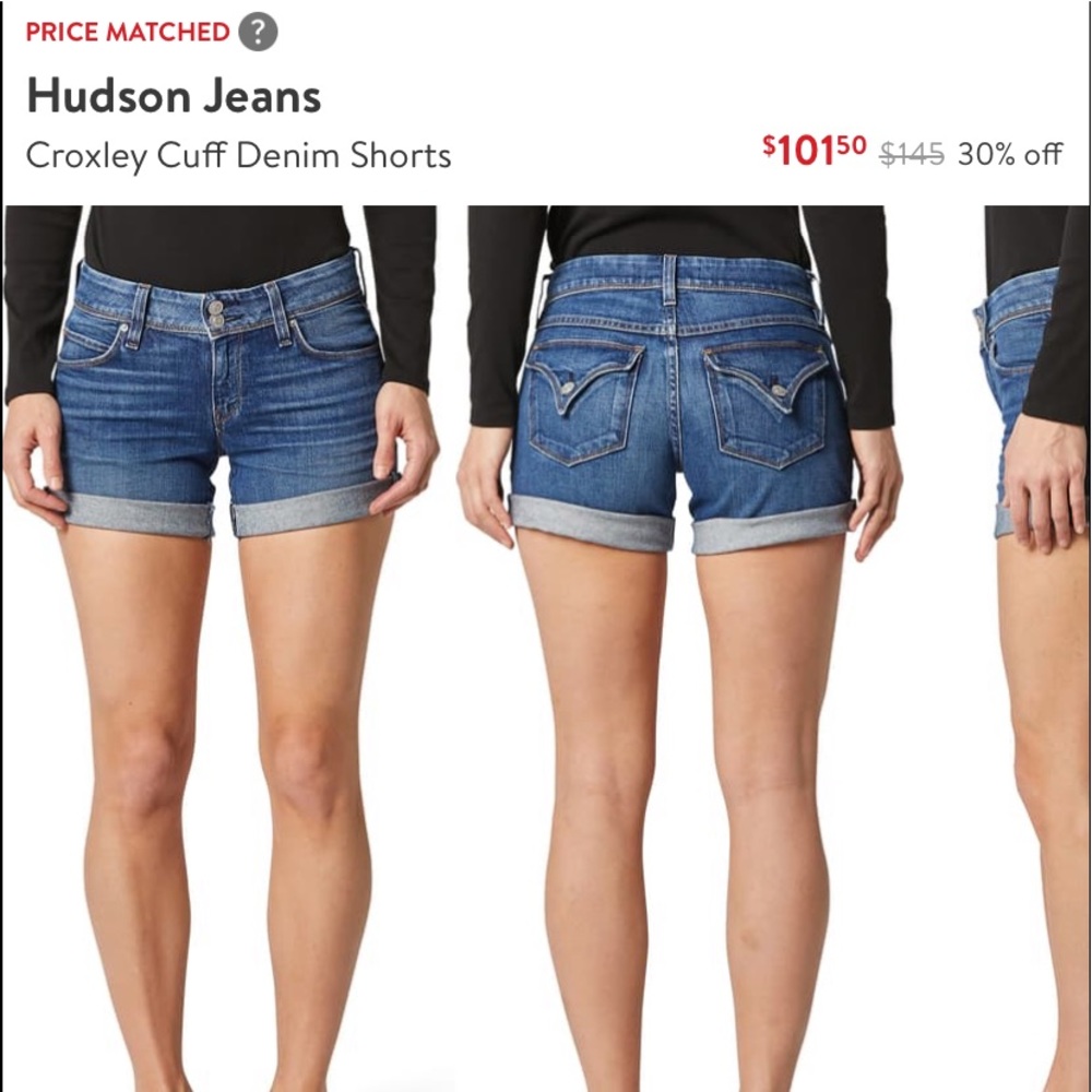 Hudson Jean shorts